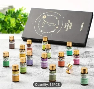 15x 5ML Essential Oil Set Aromatherapy Gift Kit 100% Pure Oils for Humidifier - Picture 1 of 9