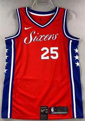 Ben Simmons Philadelphia 76ers Nike Statement Swingman Jersey Men's 2018 NBA #25 - Image 1 of 4