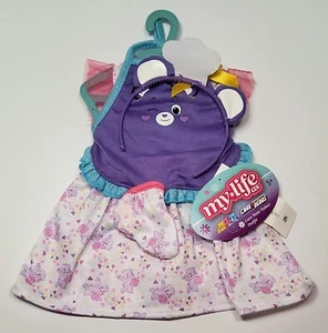 Care Bears My Life As Purple Baker Outfit with Apron & Headband for 18" Dolls - Picture 1 of 3