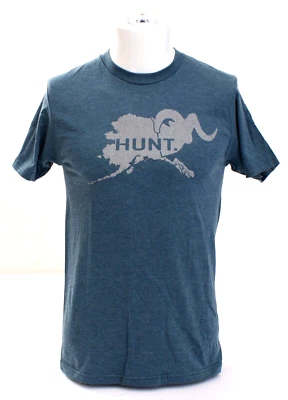 Camiseta gráfica manga corta Rep Your Water Blue Hunt Alaska Ram para hombre S nueva con etiquetas Foto 1 de 4