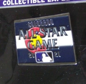 2021 AS All-Star Game logo pin State of Colorado flag Rockies host @ Coors Field - Picture 1 of 5