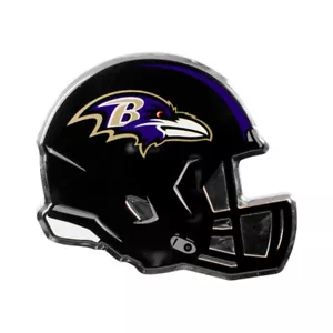 Baltimore Ravens Easy Peel & Stick Full Color Aluminum Helmet Emblem - Picture 1 of 1