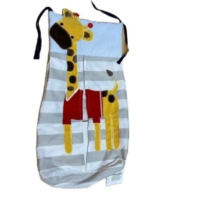 Juego de cuna de tela colgante soporte pañal jirafa niños bebé zoológico Foto 1 de 4