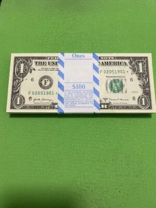 2017 A $1 Star Note Birthday number 02051901 to 02052000 dollar bill. UNC RARE! - Picture 1 of 2