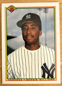 1990 Bowman Bernie Williams Rookie Baseball Card (RC) #439 Yankees High-Grade NM