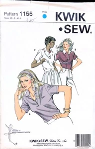 Kwik Sew Sewing Pattern 1155 Polo Shirt Womens Size XS-L Stretch Knit Casual - Picture 1 of 4