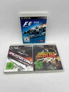 PS3 Playstation 3 F1 2012/ Split/Second Velocity/ Need for Speed The Run in OVP - Bild 1 von 3