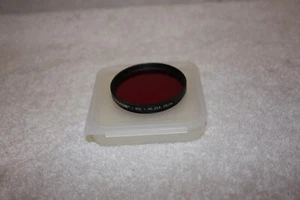 Meade 2" #25A Red Telescope Color Filter with Plastic Case - Excellent Condition - Picture 1 of 1