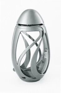 Exclusiv Grablampe silber Grablaterne Grablicht Grableuchte Grabschmuck - Bild 1 von 5