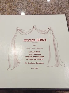 LP Lucrezia Borgia - 1974 - Leyla Gencer Jose Carreras - Matteo Manuguerra - Picture 1 of 1