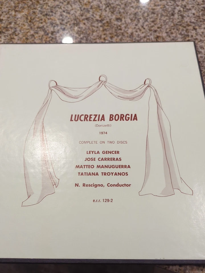 LP Lucrezia Borgia - 1974 - Leyla Gencer Jose Carreras - Matteo Manuguerra - Image 1 of 1
