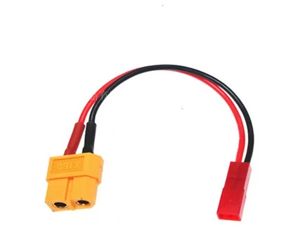 1PCS Amass XT60 to JST Male Female Plug Connector Adapter 10cm 18AWG Wire NEW - Image 1 of 4