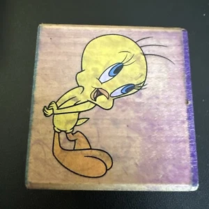 Rubber Stampede Looney Tunes Bashful Tweety Bird Rubber Stamp 027C Warner Bros - Picture 1 of 6