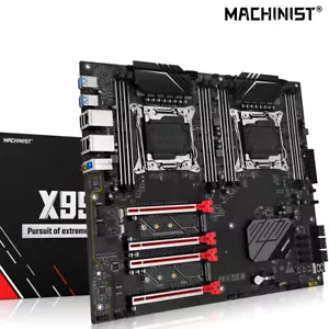 Placa madre X99 LGA 2011-3 compatible con CPU doble con DDR4 RAM SATA 3.0 doble NVME M.2 - Imagen 1 de 13