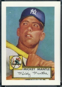 1952 Topps Mickey Mantle New York Yankees Carrera Highlights **LEER** - Imagen 1 de 2