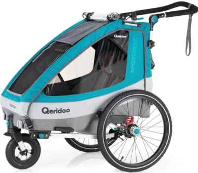 Qeridoo Sportrex 1 Petrol Child Bike Traiier  ** Brand New ** - Image 1 of 4