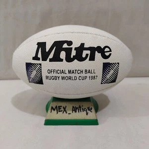 Mitre Rugby 87- Official Match Ball - Rugby World Cup 1987 - Size 1 MINI - Picture 1 of 4
