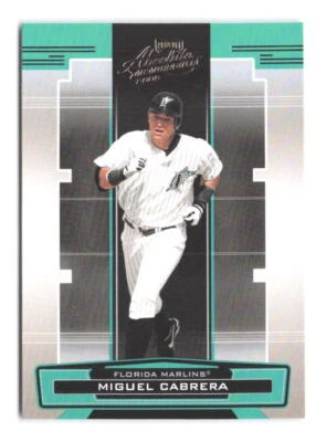 2005 Playoff Absolute Memorabilia Miguel Cabrera 70 Florida Marlins - Image 1 of 2