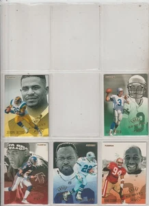 FLEER FOOTBALL 1994 JUEGO COMPLETO DE 5 CARTAS GANADORES DE PREMIOS CON BETTIS, SMITH - Imagen 1 de 1