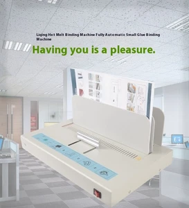 220V Hot Melt Binding Machine Small A3A4A5A6 Contract Books Hot Melt Cover - Picture 1 of 15