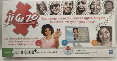 Rompecabezas personalizado con mosaico divertido familiar Ji Ga Zo 300 piezas CD-ROM de Hasbro JIGAZO Foto 1 de 4