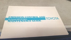 1979 TOYOTA CORONA 1X  Emissions Control Owners Manual - Bild 1 von 2