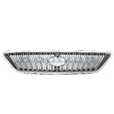For 04 05 06 RX330, 07 RX350 Front Grill Grille Assembly Chrome with Gray Insert - Image 1 of 4