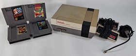 All Original Nintendo NES Console Bundle 4 Great Titles **READ DESCRIPTION**