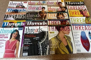 Threads Magazine Lot of 20 1993 and on - Picture 1 of 5