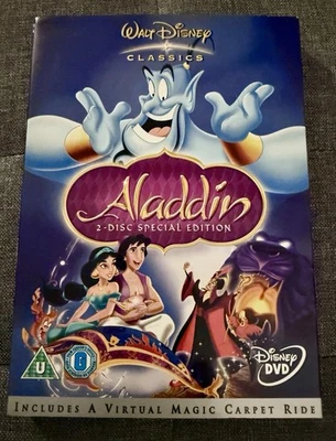 Walt Disney Aladdin 2 Disk Special Edition Region 2 DVD - Image 1 of 4