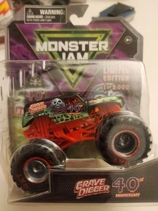 Spinmaster Monster Jam Limited Edition 1 Of 5000 40th Anniversary Grave Digger - Picture 1 of 2