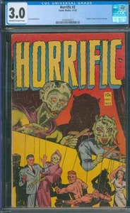 Horrific #2 (1952) ⭐ CGC 3.0 ⭐ Rare! Pre-Code Horror Golden Age Comic Media - Picture 1 of 2