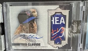 2019 Topps Dynasty Tom Glavine Mets Auto Shea Stadium Patch /5 - Picture 1 of 1