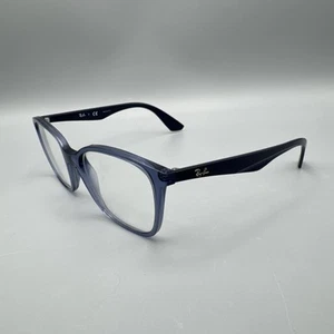 Ray Ban RB 7066 5995 52-17-140 Transparent Blau Vollrand Brille NUR GESTELL - Bild 1 von 9