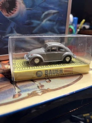 Coche Ranura Estándar Bauer VW Beetle 1200, #4384, Gris, Nuevo en el Paquete Original Foto 1 de 4