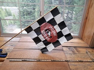 Original Indianapolis Speedway Checkered Flag 1950's-1960's INDY Ov - Picture 1 of 5