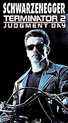 Terminator 2 Judgment Day VHS 1999 Arnold Schwarzenegger Holographic Cover Movie - Image 1 of 1
