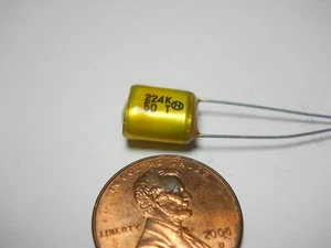0.22 uF AMZ 50 VDC Film Capacitor 224K (QTY 25 ea) - Picture 1 of 1