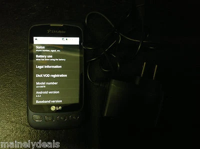 Smartphone LG Optimus US670 - Azul (U.S. Cellular) COMO ESTÁ ESN Desconocido Foto 1 de 2