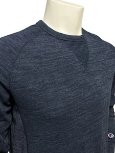 Champion Authentic Sweater Mens Size Small Navy Blue Athletic Long Sleeve - Picture 1 of 12