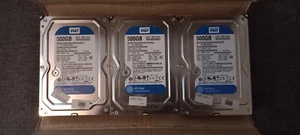 3X 500GB WDl WD5000AAKS HDD - Afbeelding 1 van 2