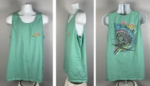 Sullen Art & Tattoo Shark Surfer Reaper Logo Tank Top Shirt Mens XL - Picture 1 of 4