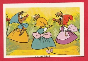 1970s Spain Spanish Walt Disney Trade Card #126 3 Lady Mice from Cinderella - Bild 1 von 1