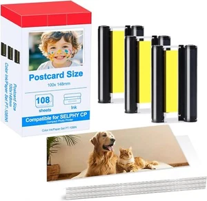 Canon KP-108IN RP108IN Tinte & Fotopapier für Canon Selphy CP 1300 CP 1200 CP 1500 - Bild 1 von 14