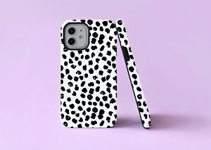 Leopard Dalmatian Spots Print 2 in 1 Tough Phone Case/Cover For iPhone Samsung