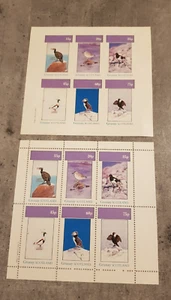 GRUNAY SCHOTTLAND - VÖGEL - OISEAUX - 2 KLEINBLÄTTER PERFEKT & IMPERFORED POSTFRISCH - Bild 1 von 1