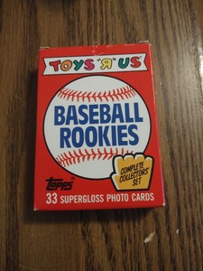 1988 Topps Toys R Us Baseball Rookies 33 Card Box Set