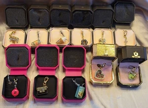 JUICY COUTURE COCONUT WATER PUFF HEART FLOWER BASKET BEER #1 FRIEND CHARM NIB - Picture 1 of 32