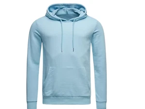 Men Hoodie Casual Hooded Solid Pocket Slim Fit Sweatshirts Pullover Sweater Top. - Picture 1 of 5