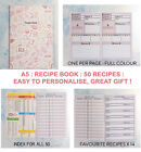 RECIPE NOTES ANY DIET, ALL YOUR FAVOURITE, RECORD 50, Slimming World Compatible